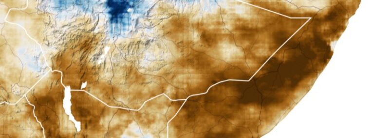 average rainfall and median ndvi eastern africa f