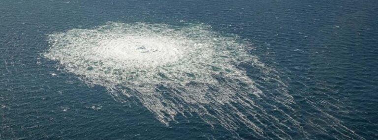 nord stream 2 gas pipeline leak september 27 2022 danish defence command