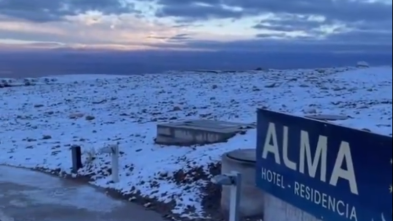 Snowfall in Atacama on June 26, 2025