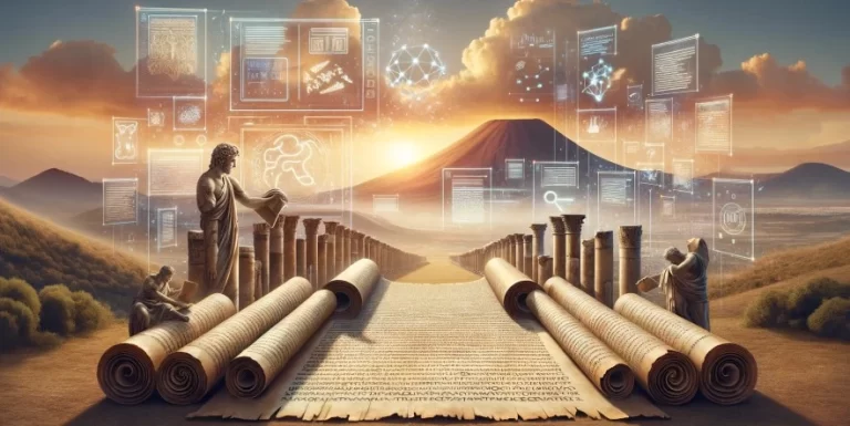 AI deciphers ancient scroll from Mount Vesuvius eruption