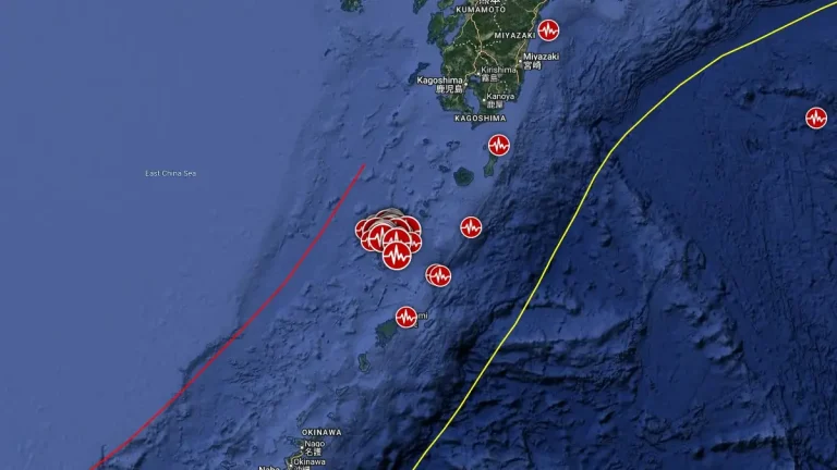 earthquake swarm japan june-july 2025 f