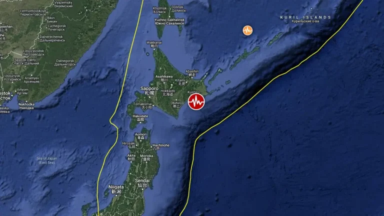 epicenter of m6.1 earthquake hokkaido japan on may 31 2025