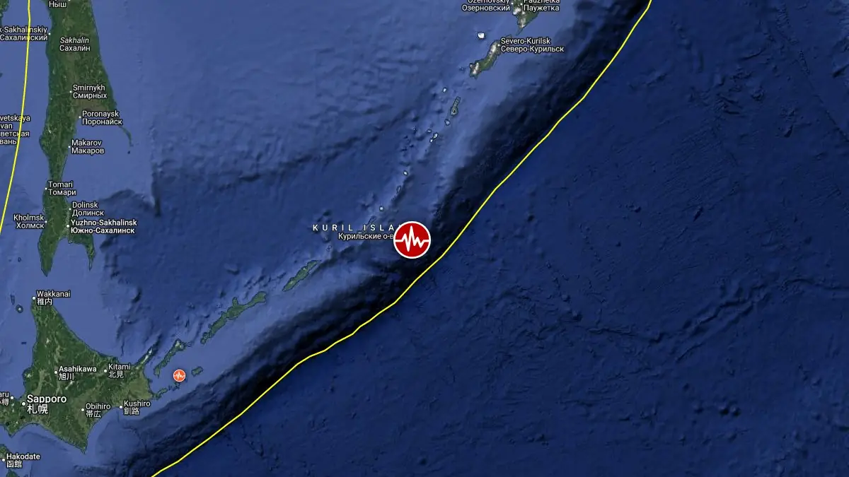 epicenter of m6.1 earthquake kuril island june 13 2025 f