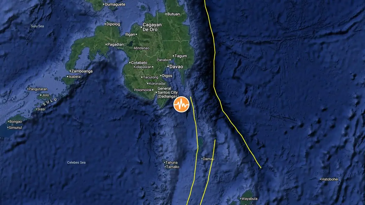 epicenter of m6.1 earthquake philippines on june 27 2025 usgs epe