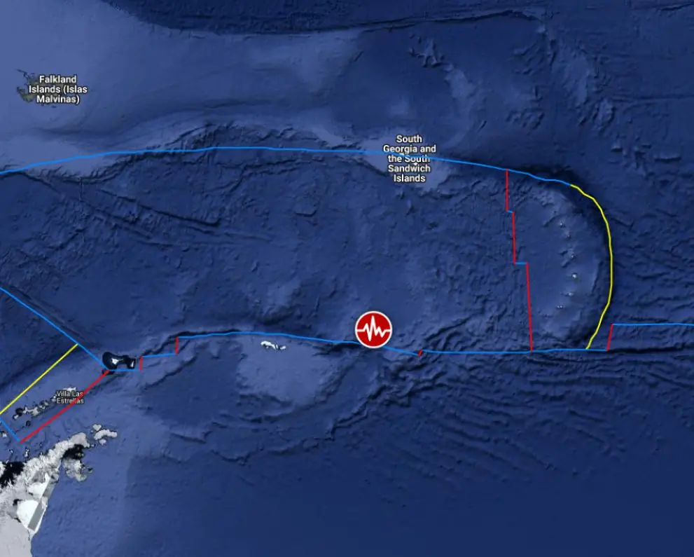 epicenter of m6.6 earthquake scotia sea june 28 2025 bg