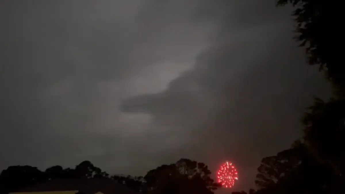 Fireworks Florida Lightning July 4, 2025