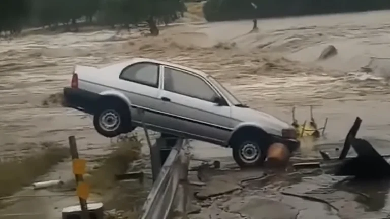 Flooding in Kerrville, Texas on July 4, 2025. Credit Steve Baker