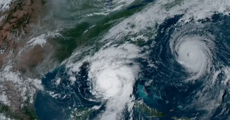 hurricanes idalia and franlin august 29 2023 noaa goes east