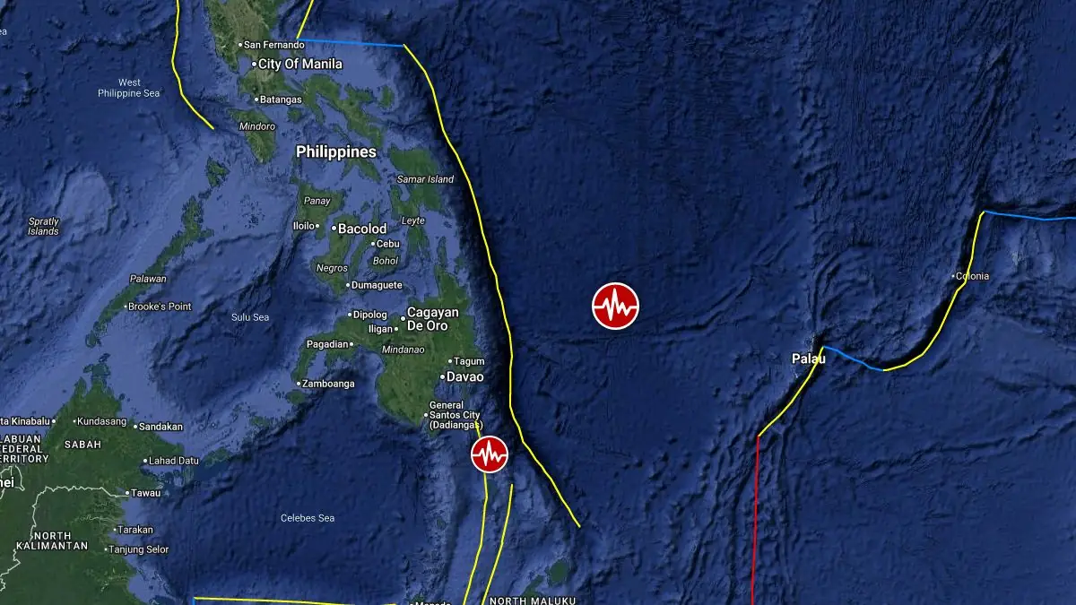 m6.2 earthquake east of the philippines june 24 2025 f
