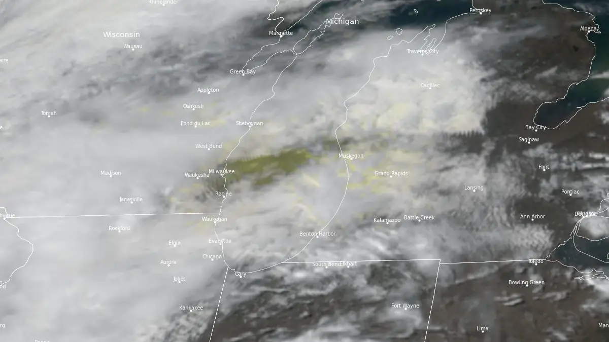 michigan satellite image dust at 1900 utc on april 18 2025