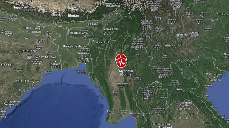 myanmar m7.7 earthquake march 28 2025 location map f
