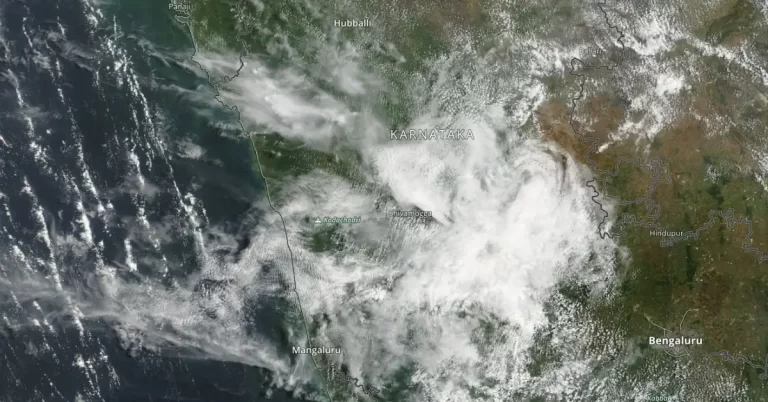 satellite image karnataka august 13 2024 terra modis