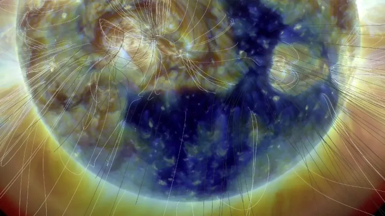 southern polar coronal hole march 26 2025 f