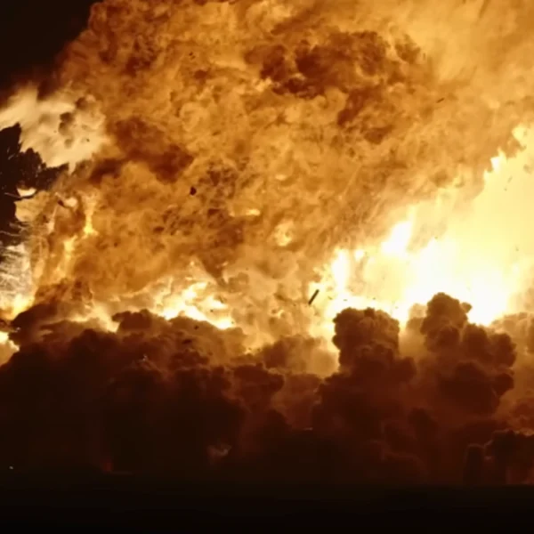 Starship 36 explosion, June 19, 2025. Credit: NASA Space flight