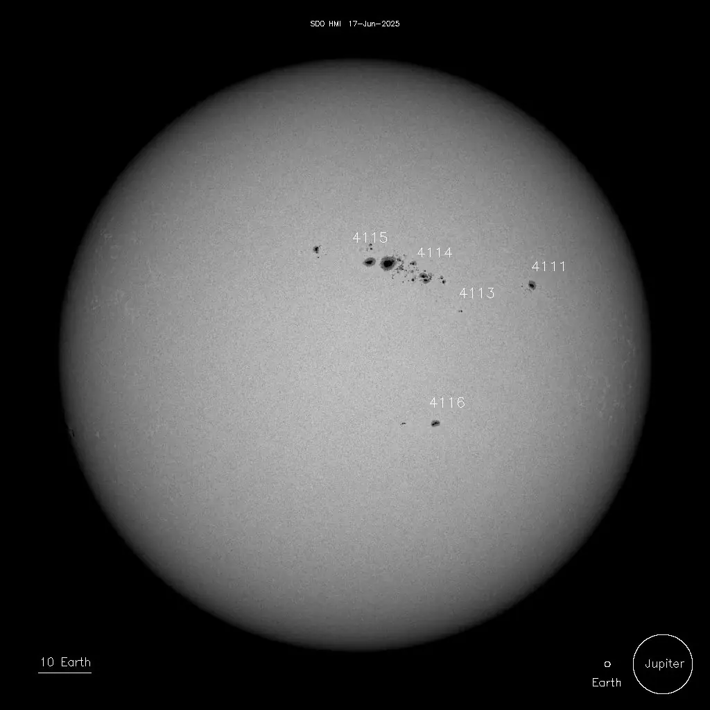 sunspots on june 17 2025
