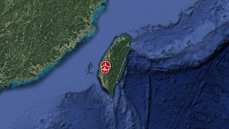 taiwan earthquake january 20 2025 location map f