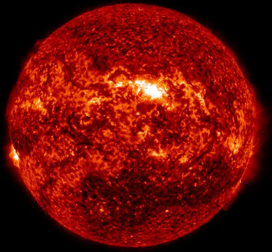 x1.2 solar flare june 17 2025 sdo aia 304 bg