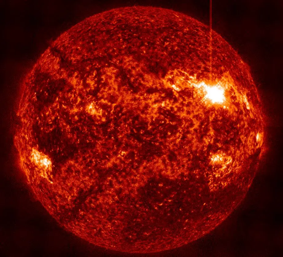 x1.9 solar flare june 19 2025 sdo aia 304
